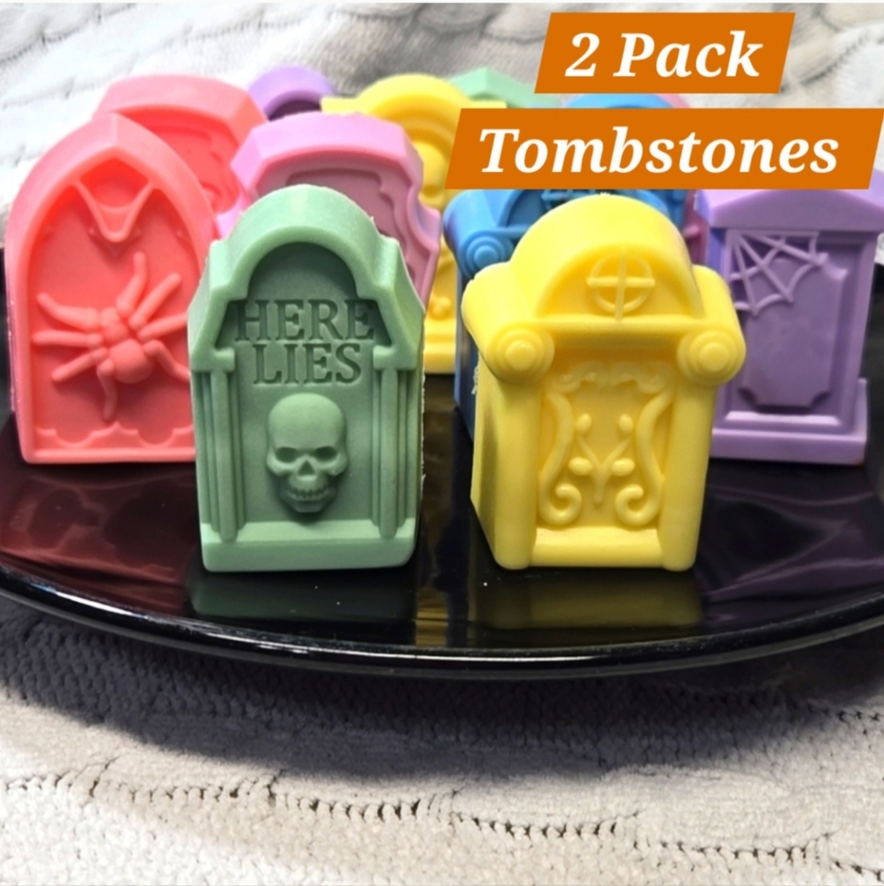 LAST❤️TOMBSTONES Hand Crafted Shea Butter BAY RUM 2 pack - Picture 2 of 7